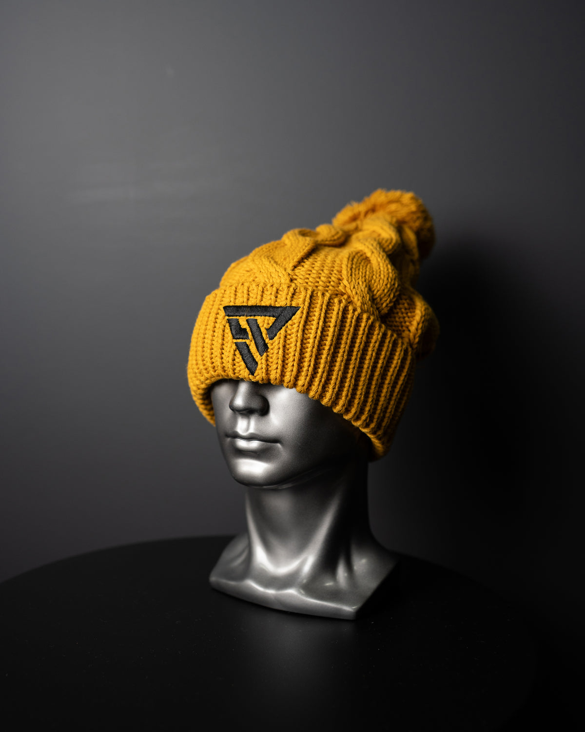 CHUNKY POM REALM BEANIE