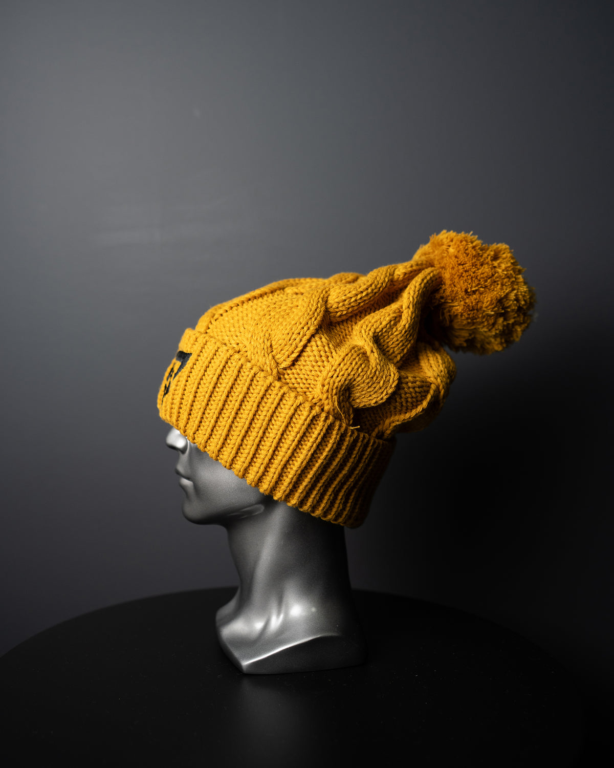 CHUNKY POM REALM BEANIE